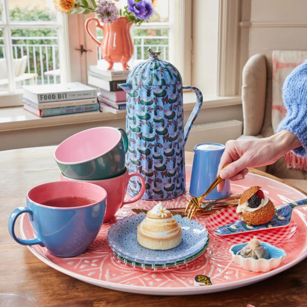 Rice Melamine jumbo cup dove blue