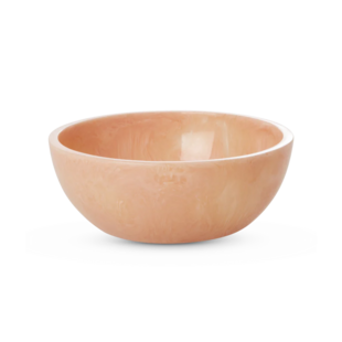 Resin bowl in soft pink