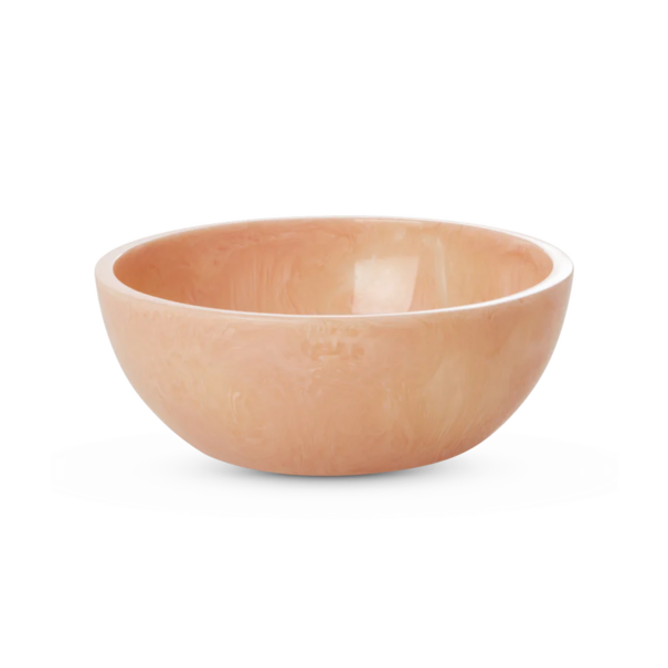 Rice Resin bowl in soft pink