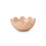 Resin bowl with scallop edges