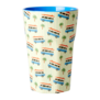 Melamine Cups with Cars Print