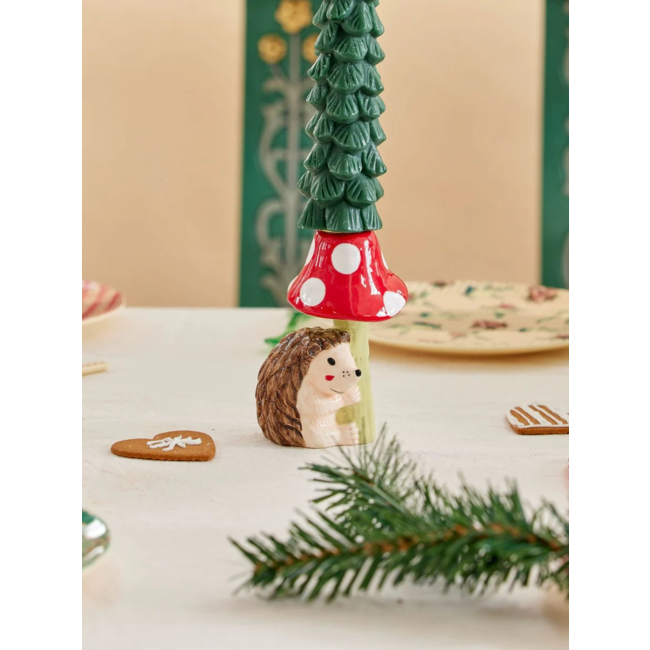 Klein Egel Keramiek Kandelaar