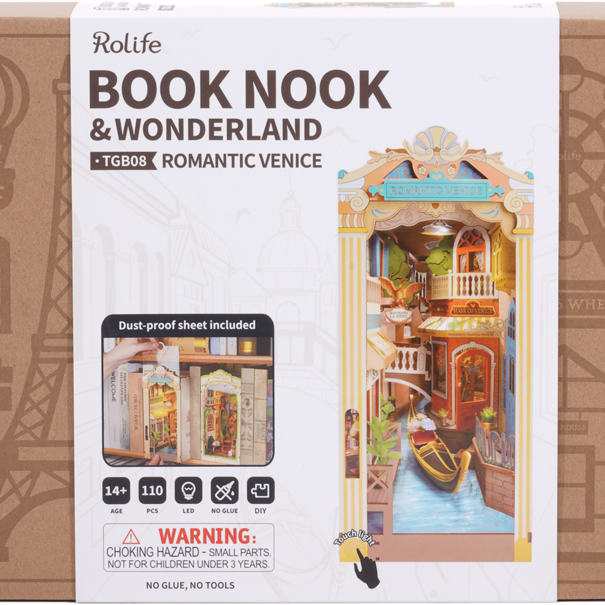 Robotime Book Nook Romantic Venice