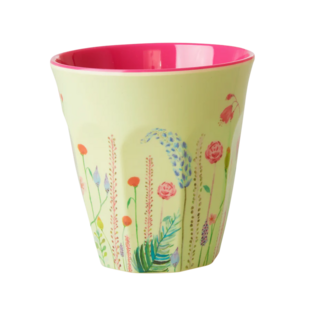 Melamine cup summer flowers