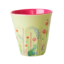 Melamine cup summer flowers