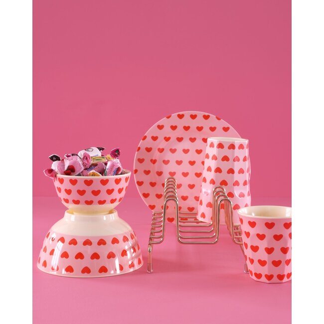 Melamine cup sweet hearts print