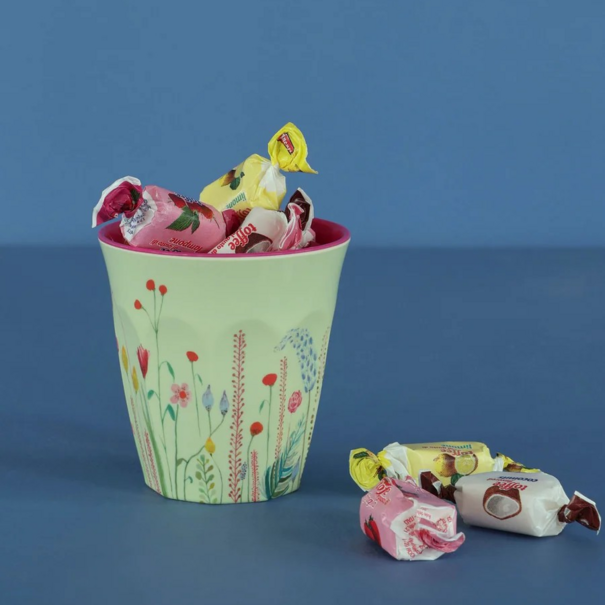 Rice Melamine cup summer flowers