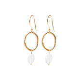 Graceful Moonstone Earrings