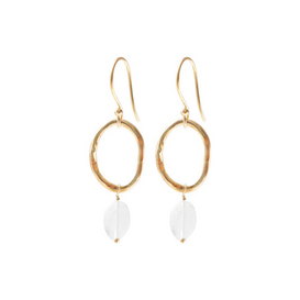 Graceful Moonstone Earrings