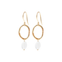 Graceful Moonstone Earrings