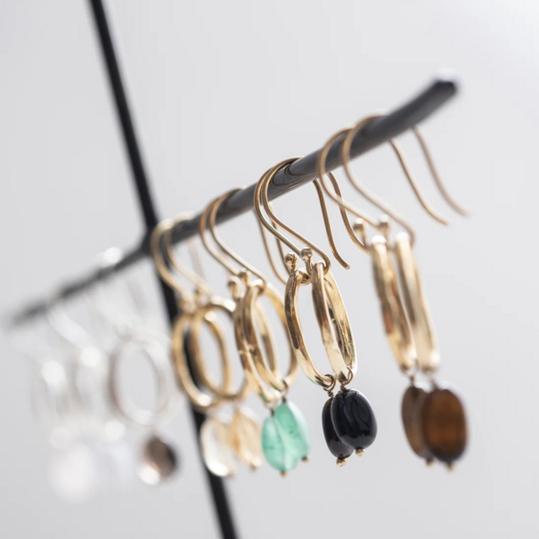 A beautiful story Graceful Black Onyx Earrings