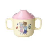 Melamine 2 handle baby cup Nathalie lete print