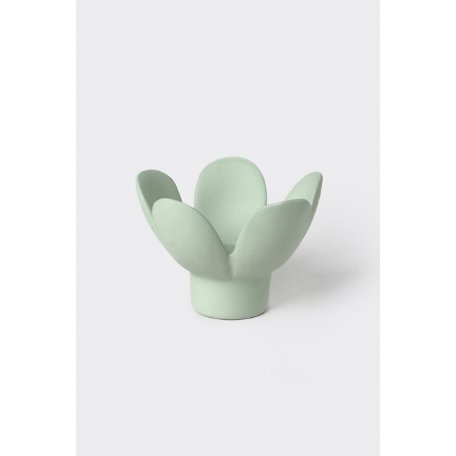 Räder Candle Holder Flower green