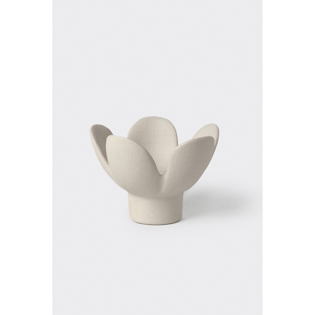 Räder Candle Holder Flower Beige