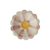 Ceramic flower dipping bowl - Pink