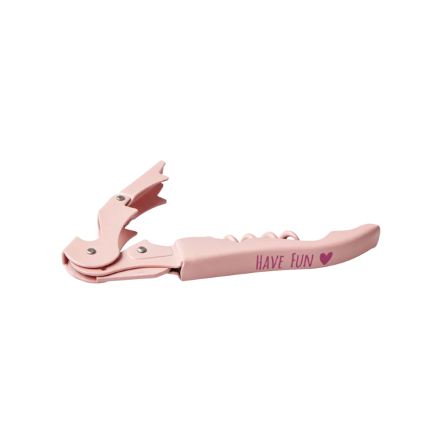 Rice Metal Corkscrew - Pink