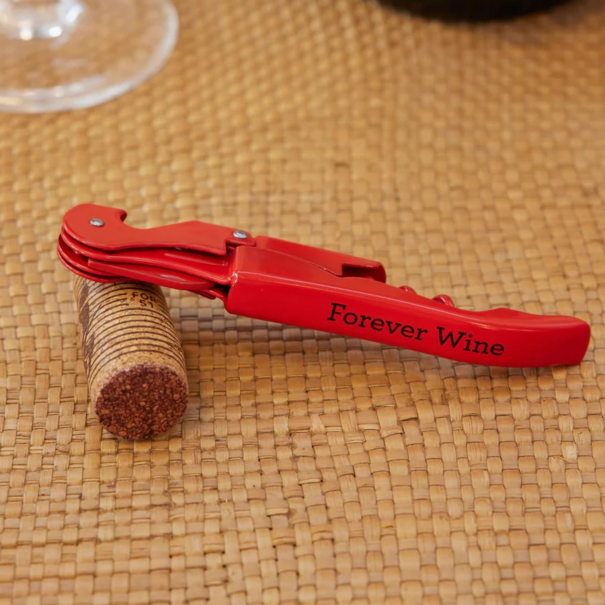 Rice Metal Corkscrew - Red