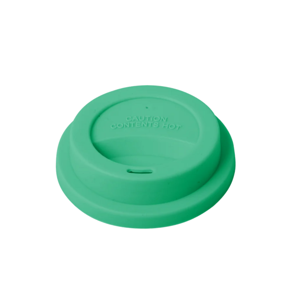 Rice Silicone lid for tall cups - Green