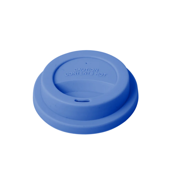 Rice Silicone lid for tall cups - Blue