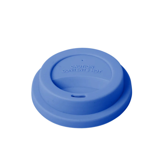 Rice Silicone lid for tall cups - Blue