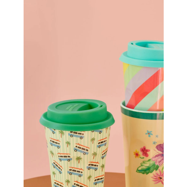 Silicone lid for tall cups - Green