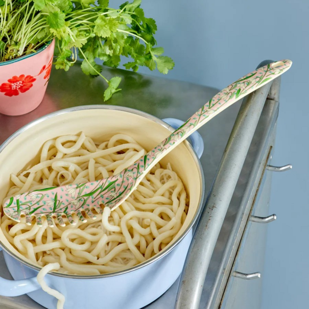 Rice Pasta Spoon - New Snowdrop Print