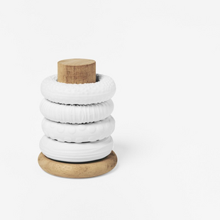 Egg holder stacking tower