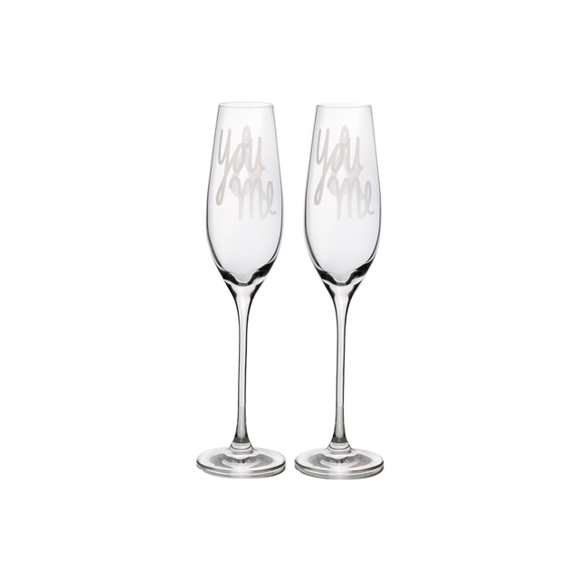 Champagne Glass - You & Me