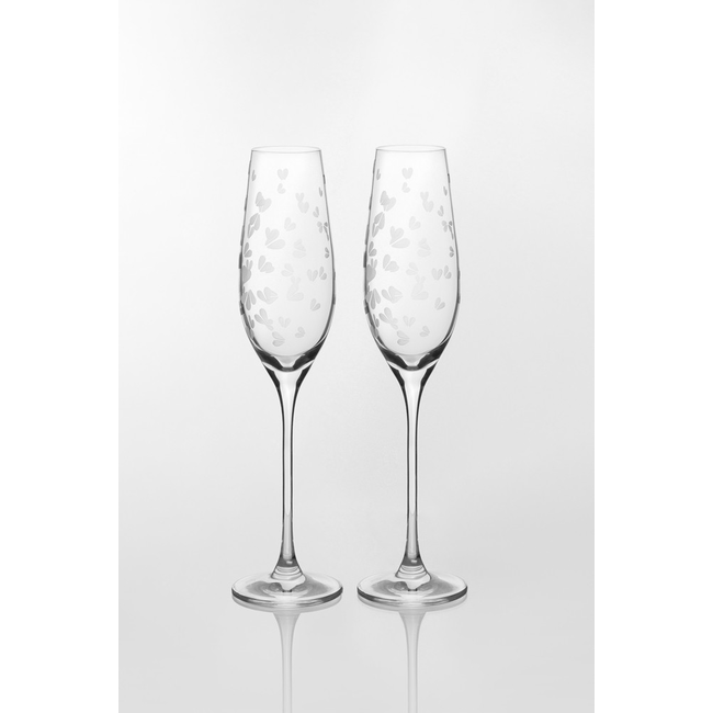 Räder Champagne Glass Set - Hearts