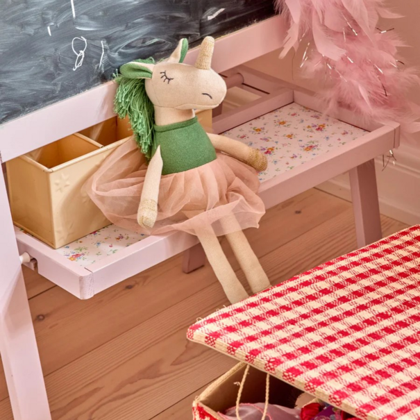 Rice Kids Knitted Soft Toy in Unicorn Shape