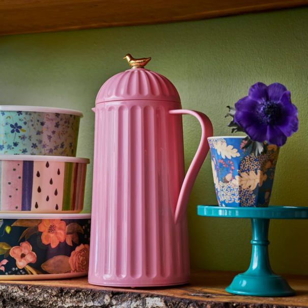 Rice Thermo in Bubblegum Pink with Gold Bird