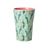 Melamine Cup with Peacock Power Print