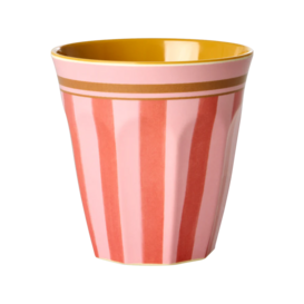 Melamine Cup with Organic Stripes Print