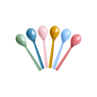 Rice Melamine Tea Spoon Set of 6