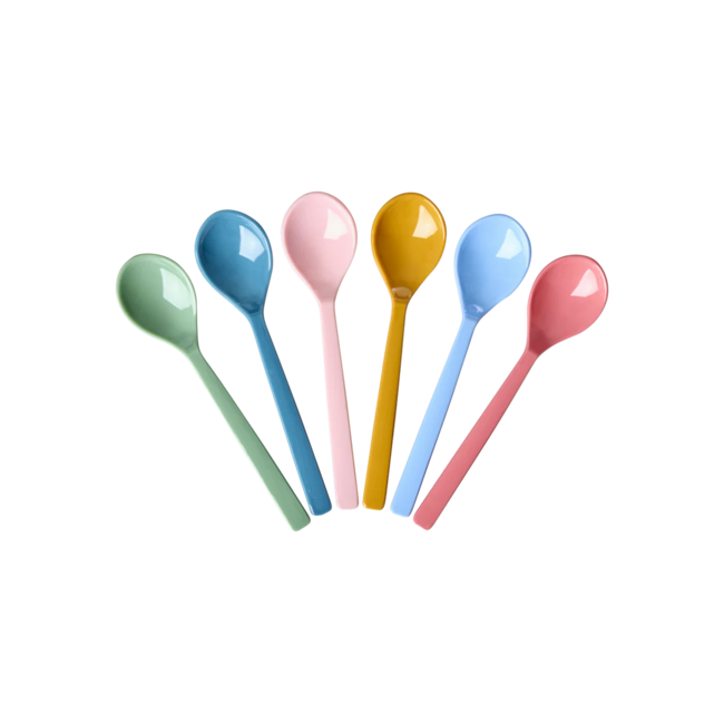 Rice Melamine Tea Spoon Set of 6