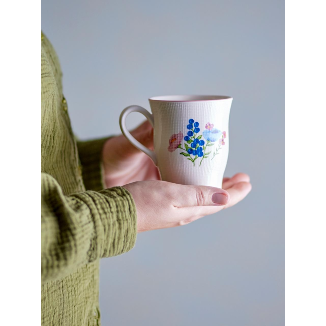 Dorothy Mug, Rose, Stoneware
