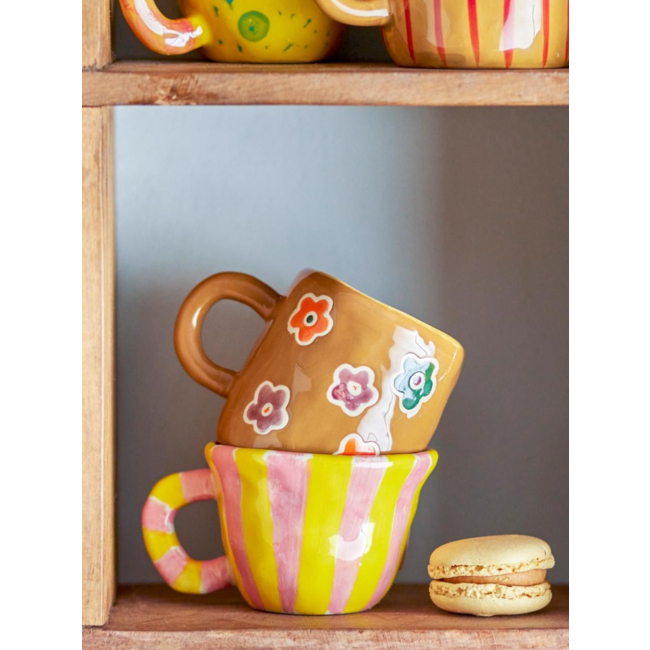 Addy Cup, Brown, Stoneware