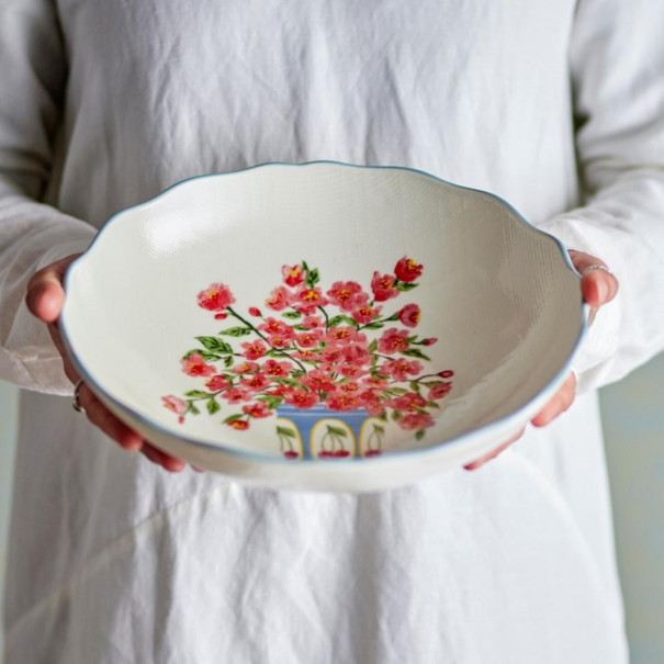 Bloomingville Dorothy Bowl, Blue, Stoneware