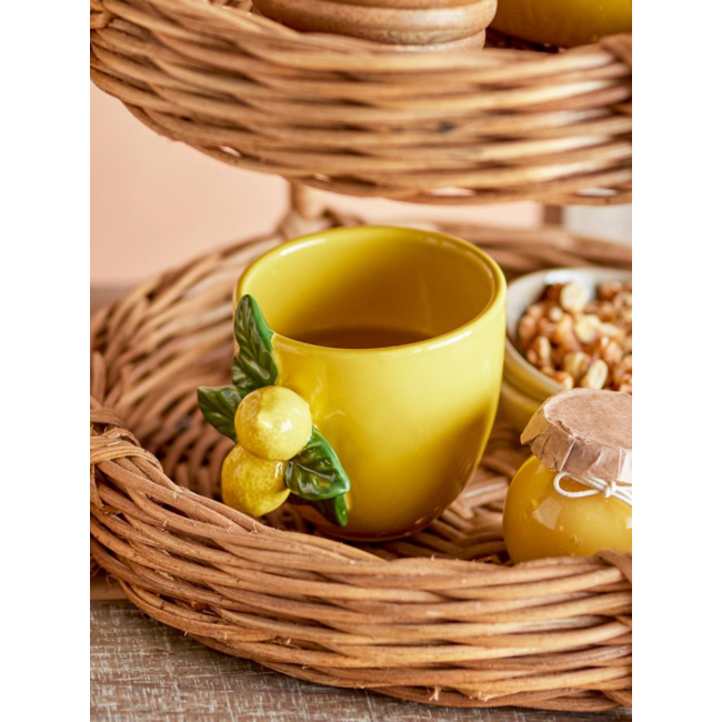 Limone Cup, Yellow, Stoneware