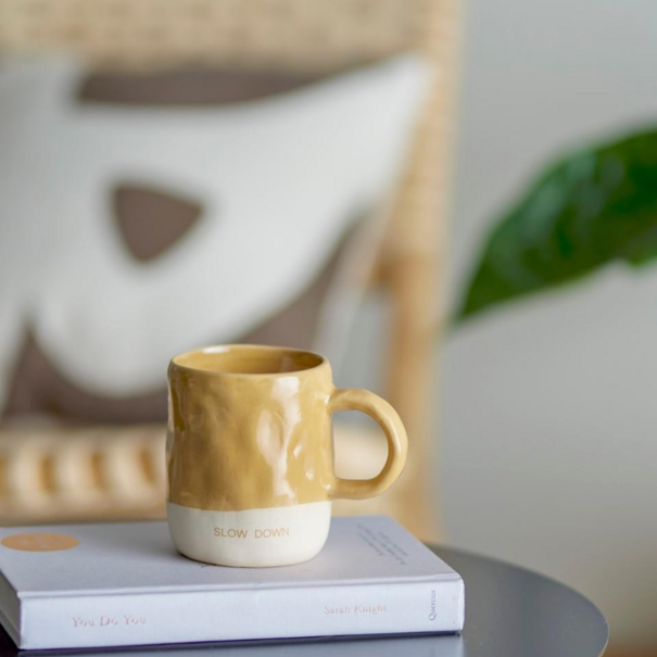 Bloomingville Neo Mug, Yellow, Stoneware