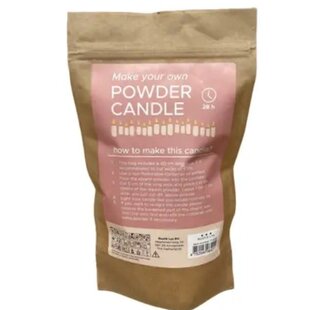 Powder candle - Make your own candle! - White