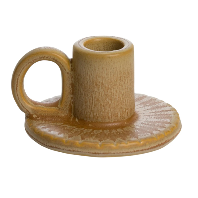 Rustik Lys Candle Holder Sun, Moon & Rainbow - Terracotta