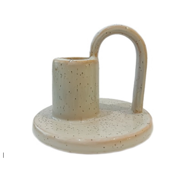 Rustik Lys Candle Holder Sun, Moon & Rainbow - Cool grey
