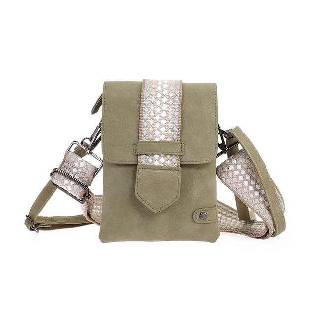 Green crossbody en telefoontasje Nancy Metz