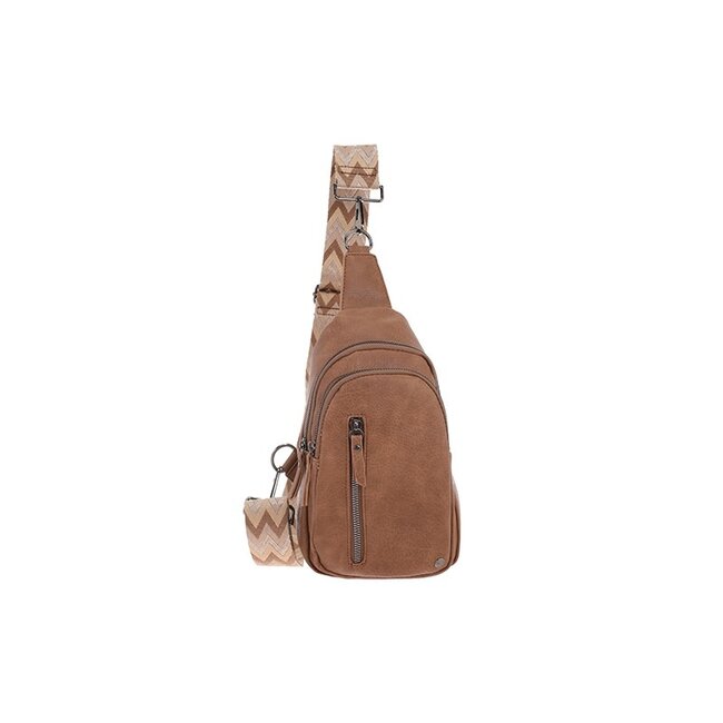 Camel crossbodytas Mattie