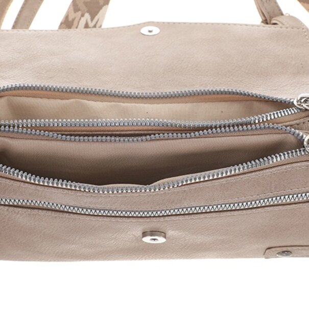 I'm DUTCH Classic champagne crossbody en schoudertasje Stanfield