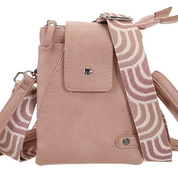 I'm DUTCH Vintage pink crossbody en telefoontasje Horton