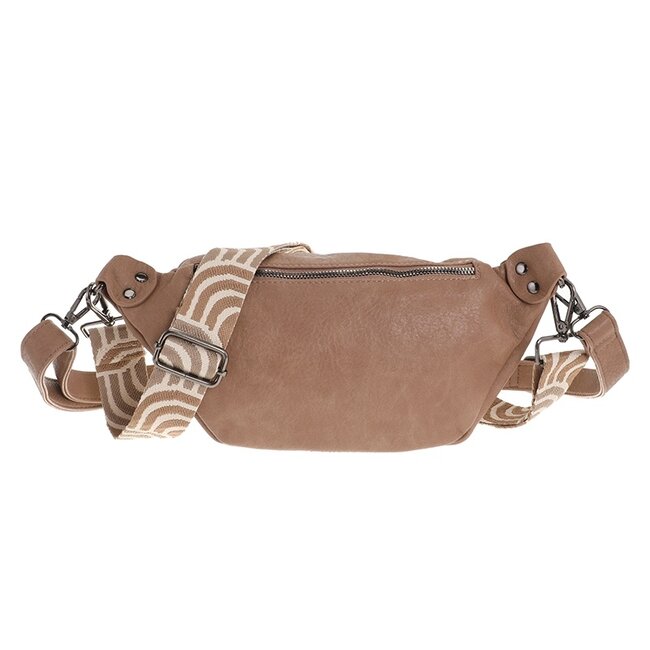 Camel crossbodytasje Duke
