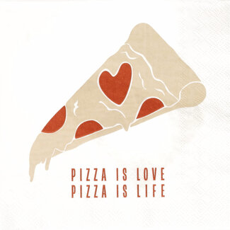 Räder Napkin Pizza is Love