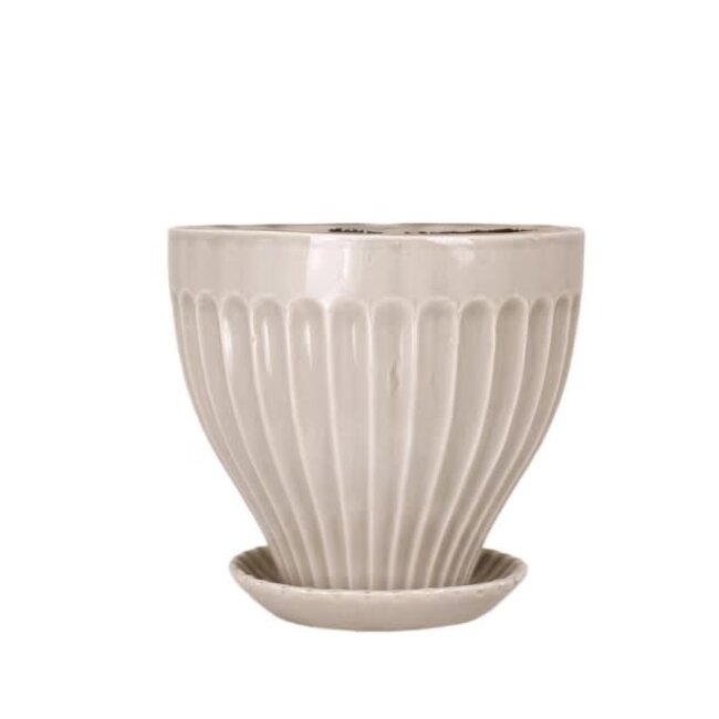 Strömshaga Pot Anna 17 cm Beige
